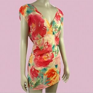 Sheer Floral Summer Dress